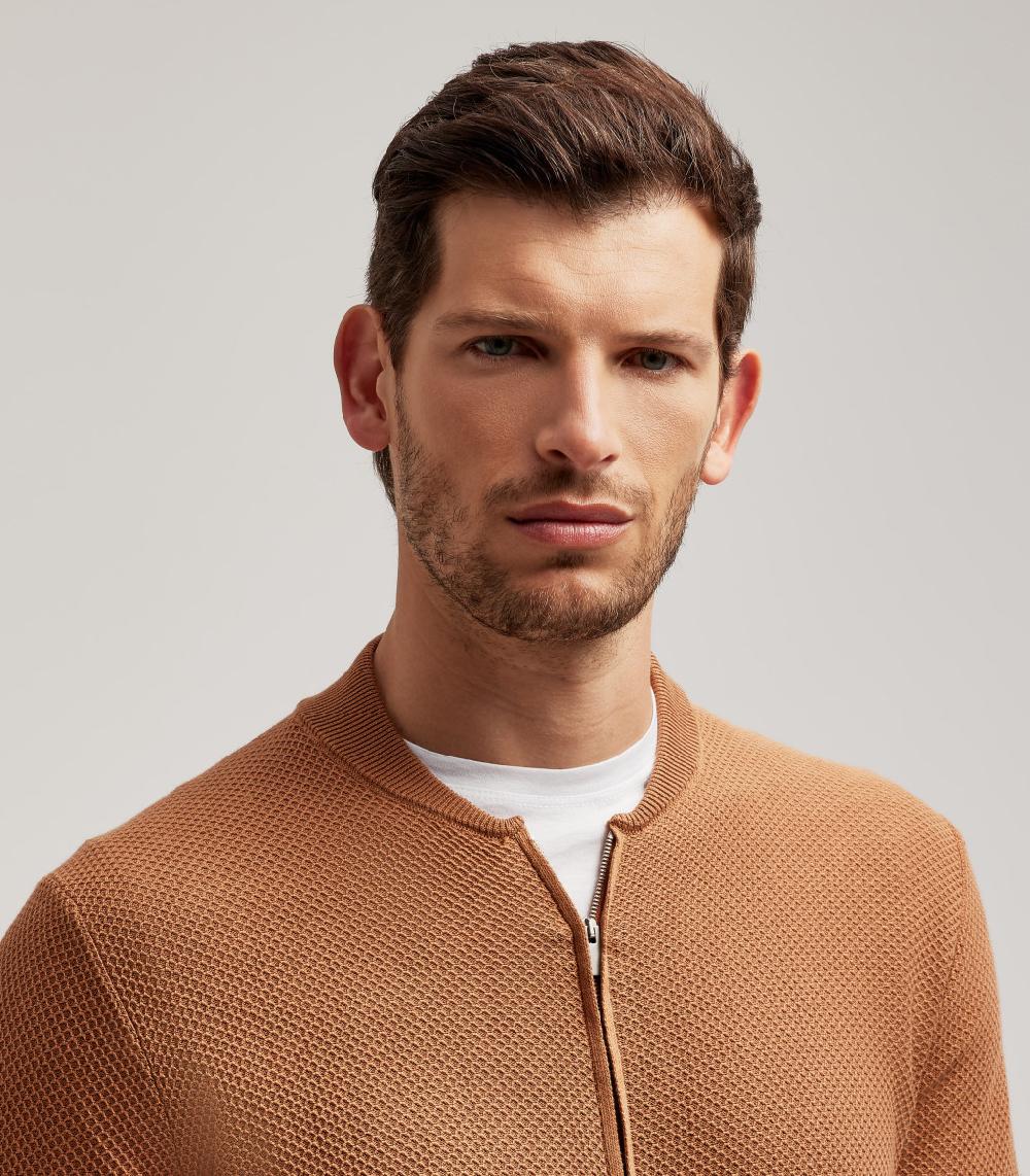 S.Moritz FULLZIP COLLO BOMBER NIDO D'APE - COTONE Convenienza