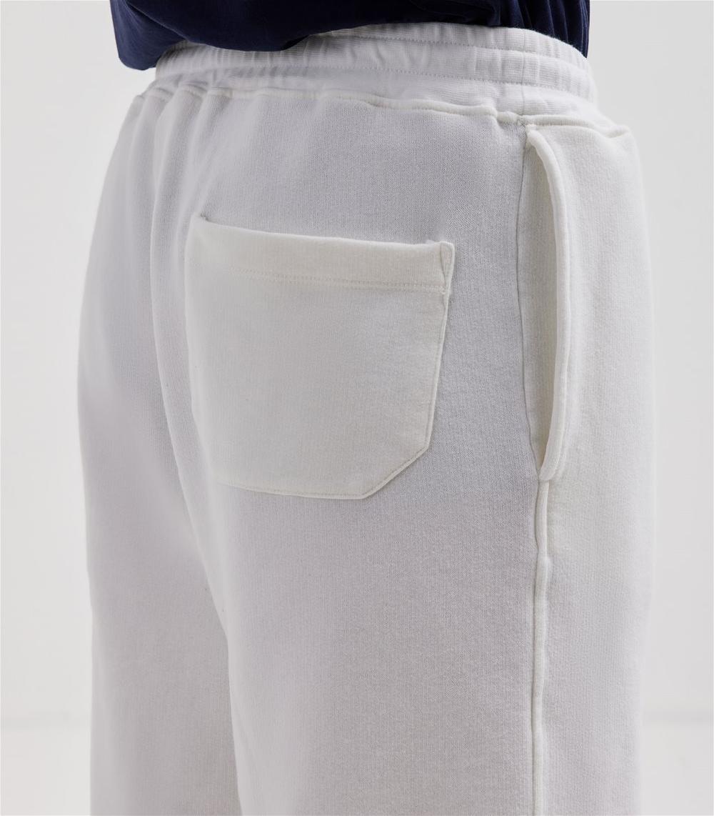 S.Moritz Bermuda da uomo in felpa off white | S.Moritz Sito Ufficiale Presa