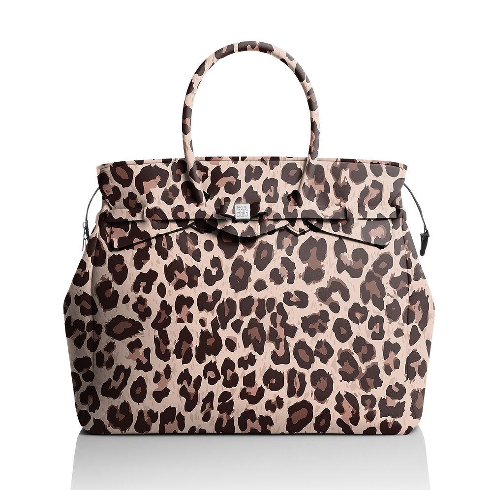 Save my bag Miss Weekender Plus - Leopard Qualità Garantita