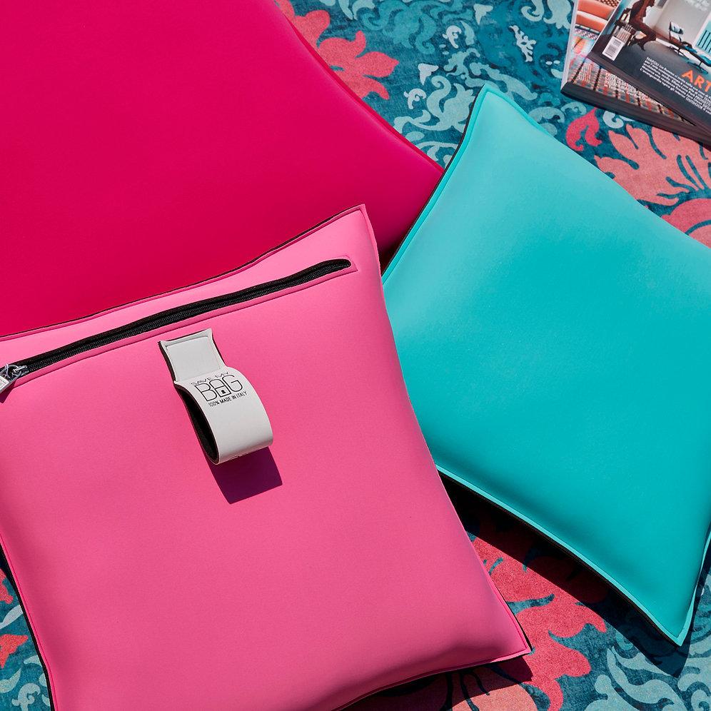 Save my bag Poly Pillow Small - Color Block Online