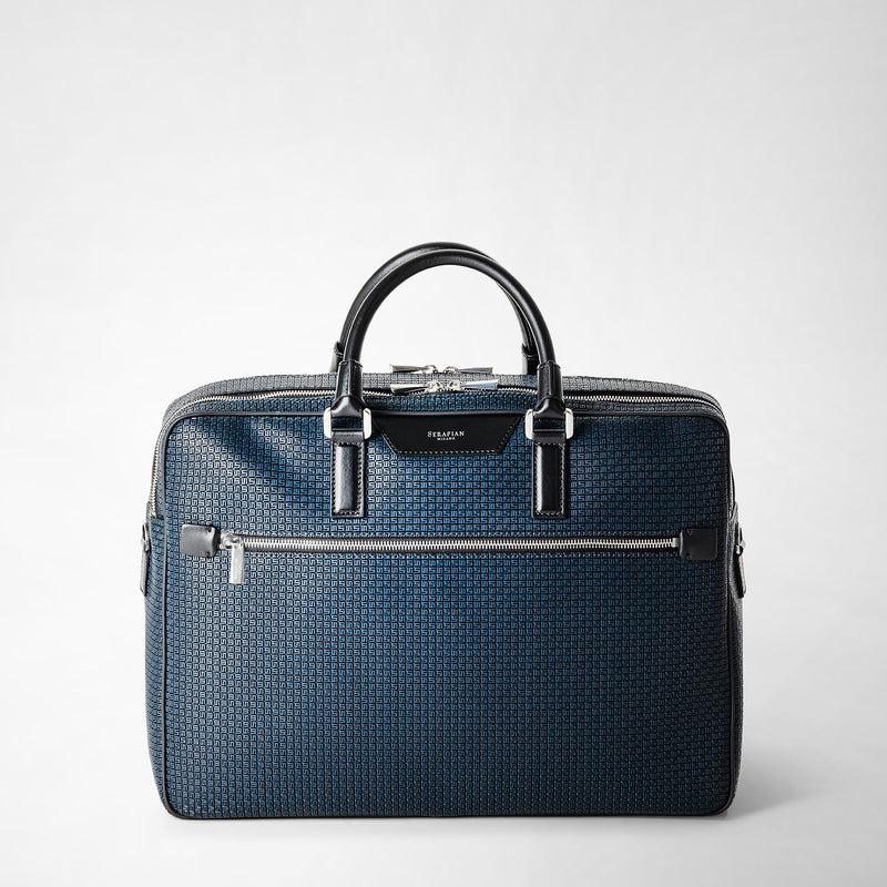 Serapian Borsa business scomparto stepan blu oceano-nero In Linea