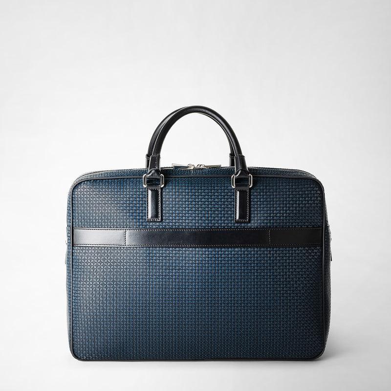 Serapian Borsa business scomparto stepan blu oceano-nero In Linea