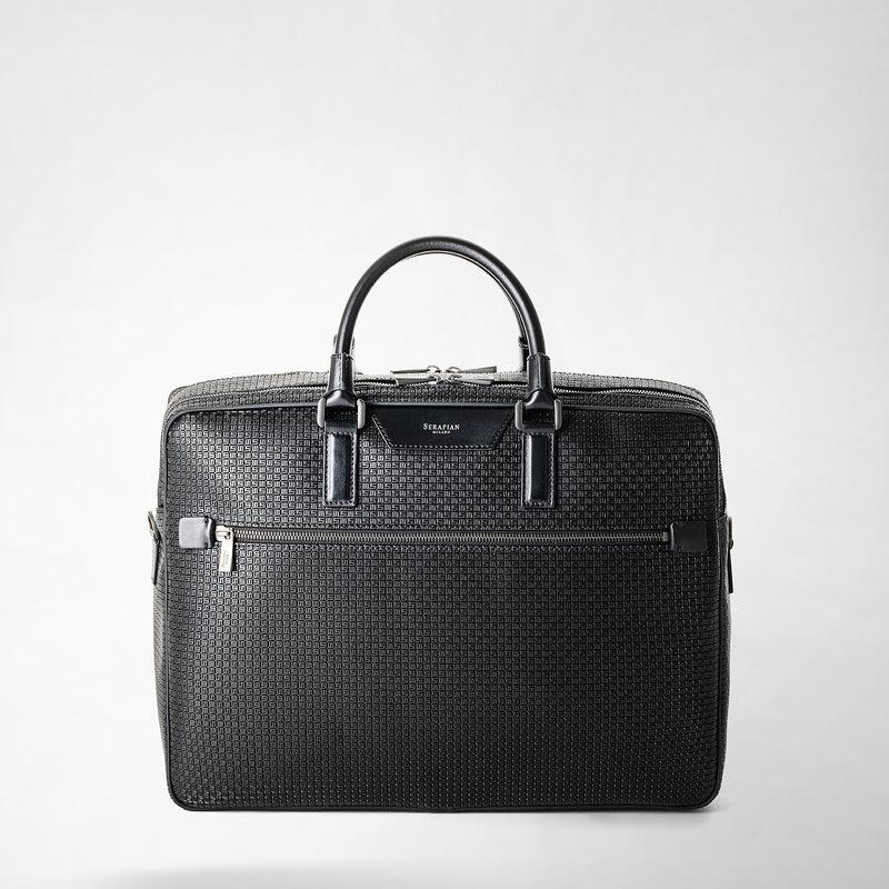 Serapian Borsa business doppio scomparto stepan eclissi Nuovo