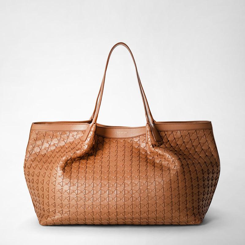 Serapian Secret tote bag in mosaico tan Prezzo Ridotto