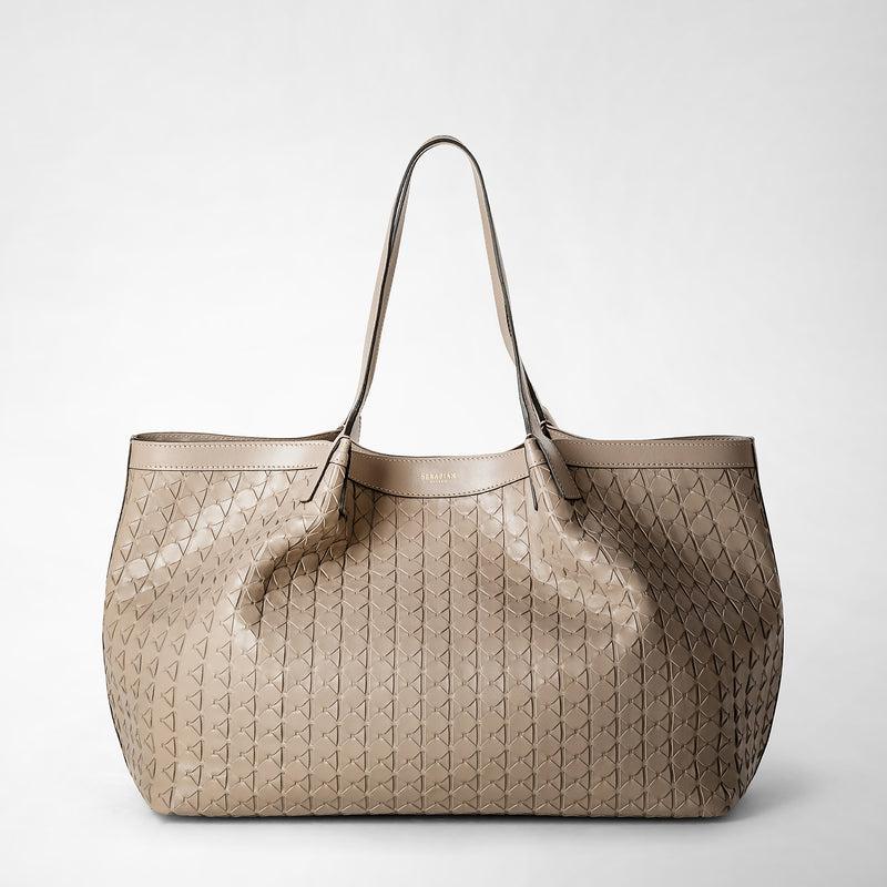 Serapian Tote bag secret in mosaico sahara Sottocosto