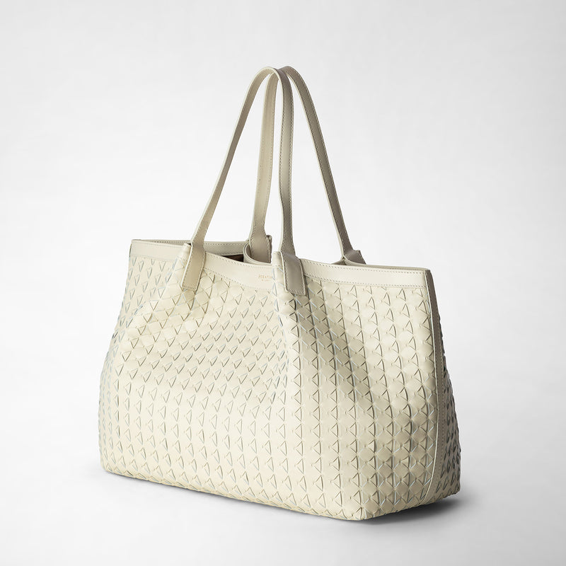 Serapian Tote bag secret in mosaico panna Presa