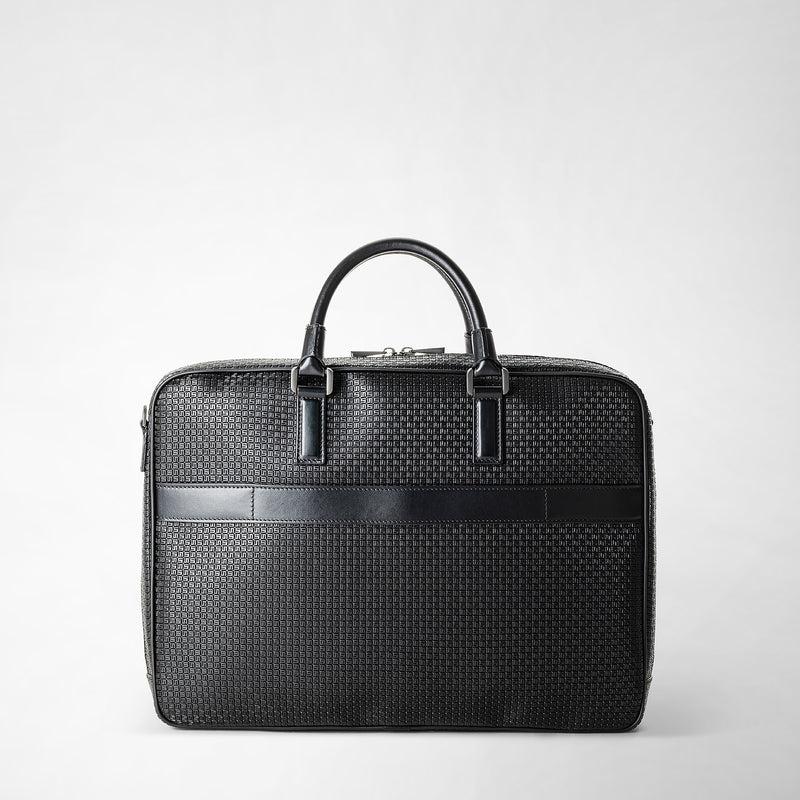 Serapian Borsa business slim in stepan nero-nero eclissi Hotsell