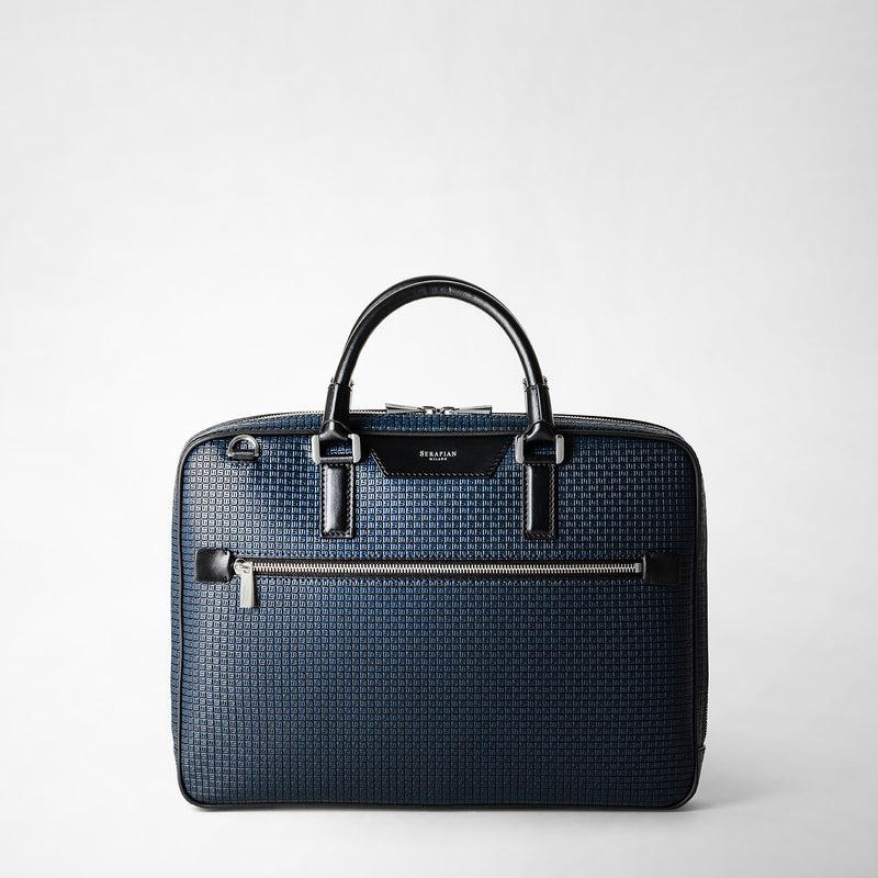 Serapian Borsa business extra slim in stepan blu oceano Moda