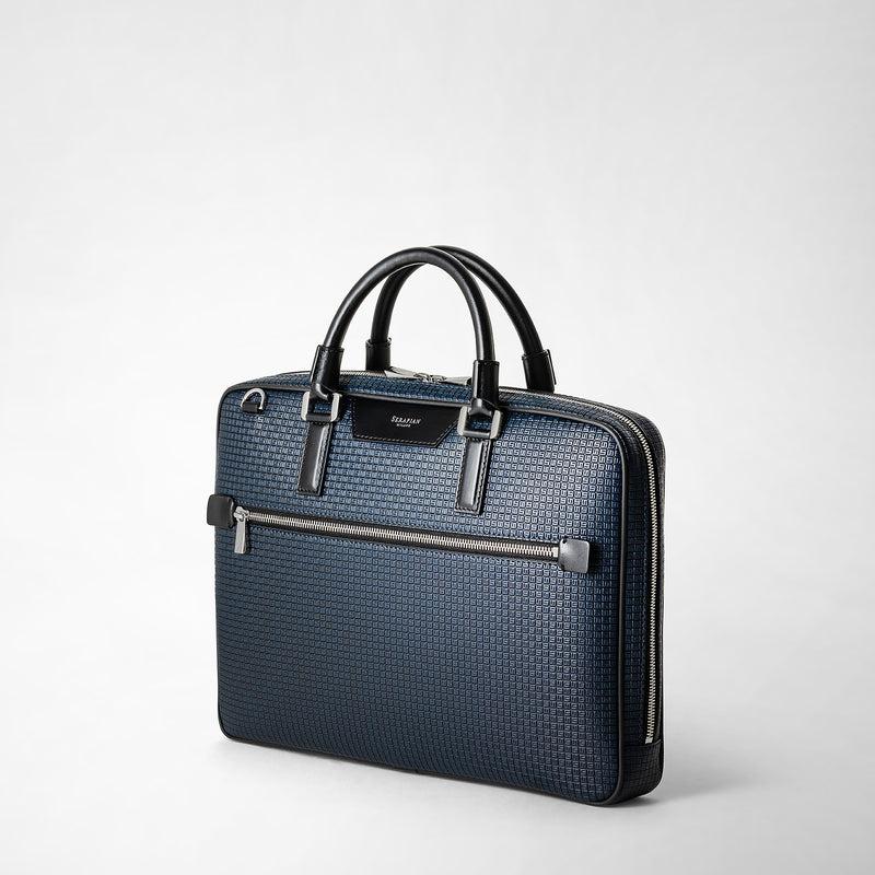 Serapian Borsa business extra slim in stepan blu oceano Moda