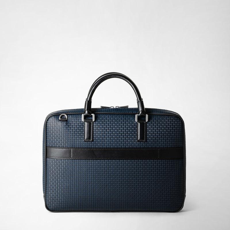 Serapian Borsa business extra slim in stepan blu oceano Moda