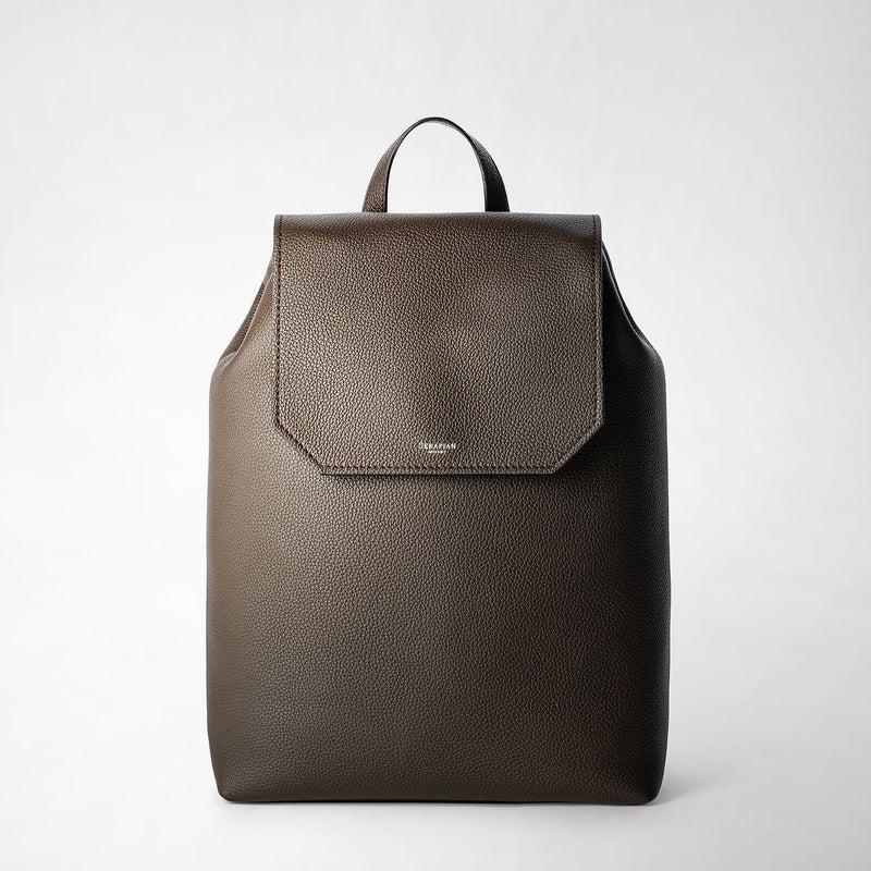 Serapian Day backpack in cachemire leather espresso 2025