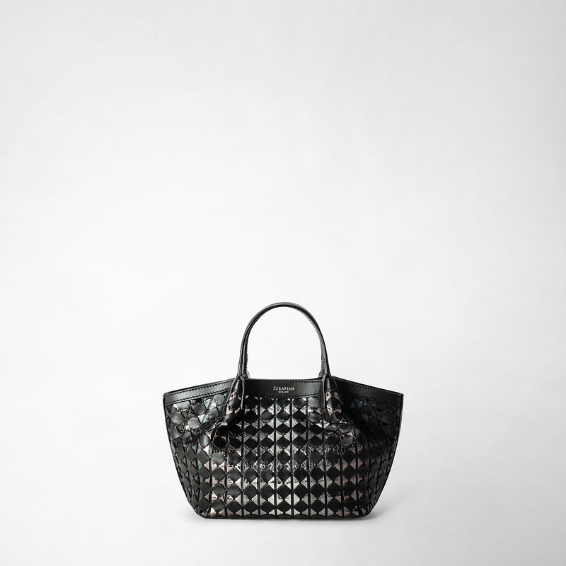 Serapian BORSA SECRET MINI IN MOSAICO ED ELAPHE Vendita