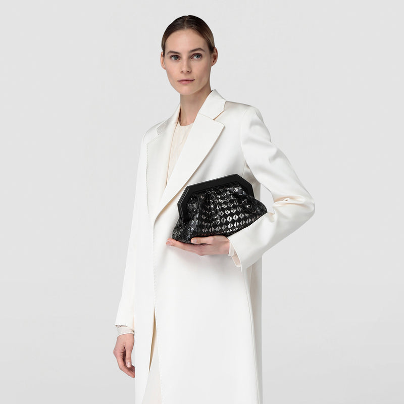 Serapian CLUTCH SECRET IN MOSAICO ED ELAPHE Promozione