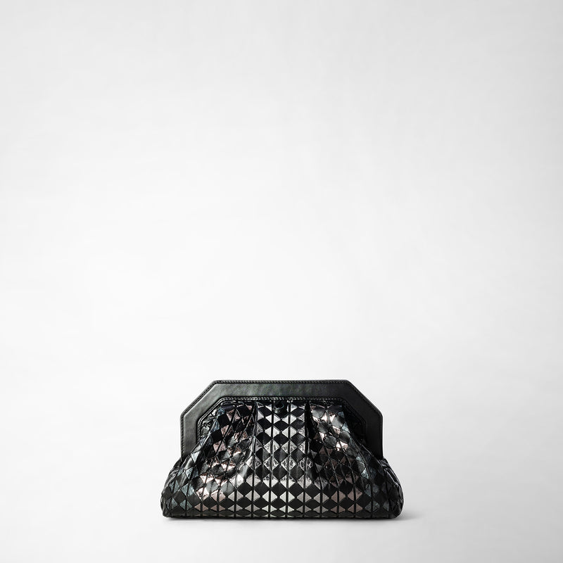 Serapian CLUTCH SECRET IN MOSAICO ED ELAPHE Promozione