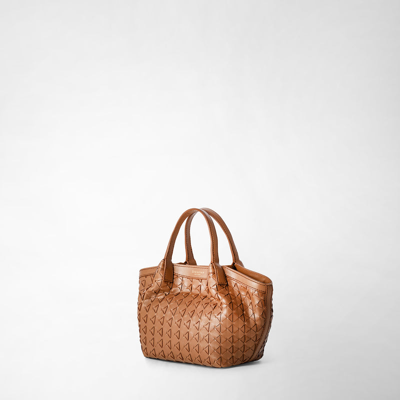 Serapian Mini secret bag in mosaico tan Negozi Online