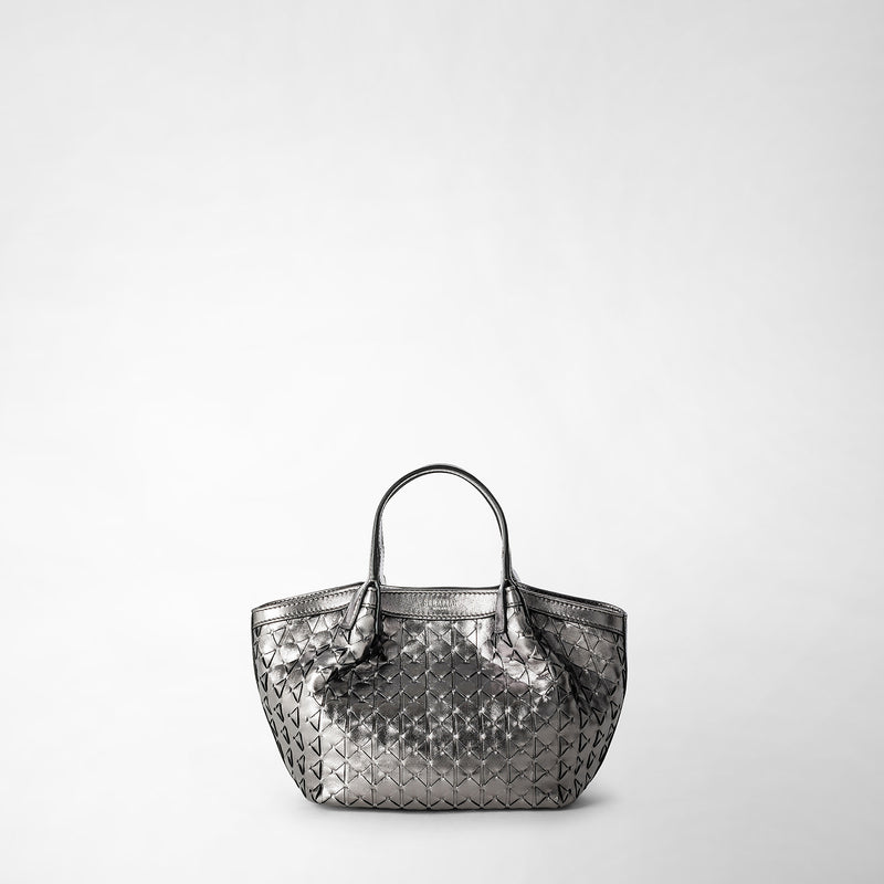 Serapian Mini secret bag in mosaico ruthenium Acquista Ora