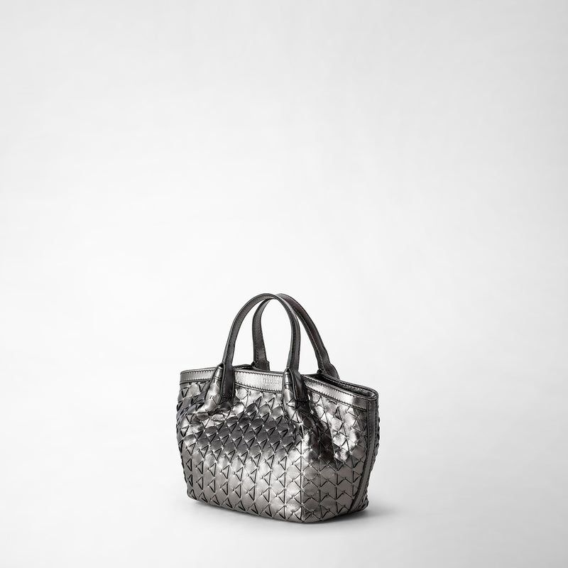 Serapian Mini secret bag in mosaico ruthenium Acquista Ora