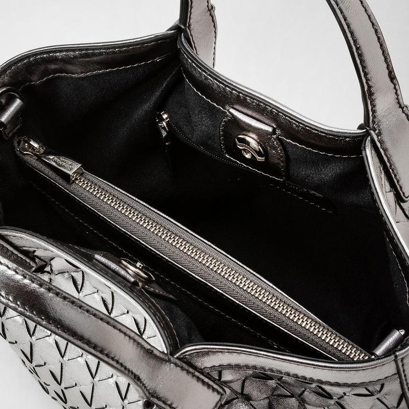 Serapian Mini secret bag in mosaico ruthenium Acquista Ora