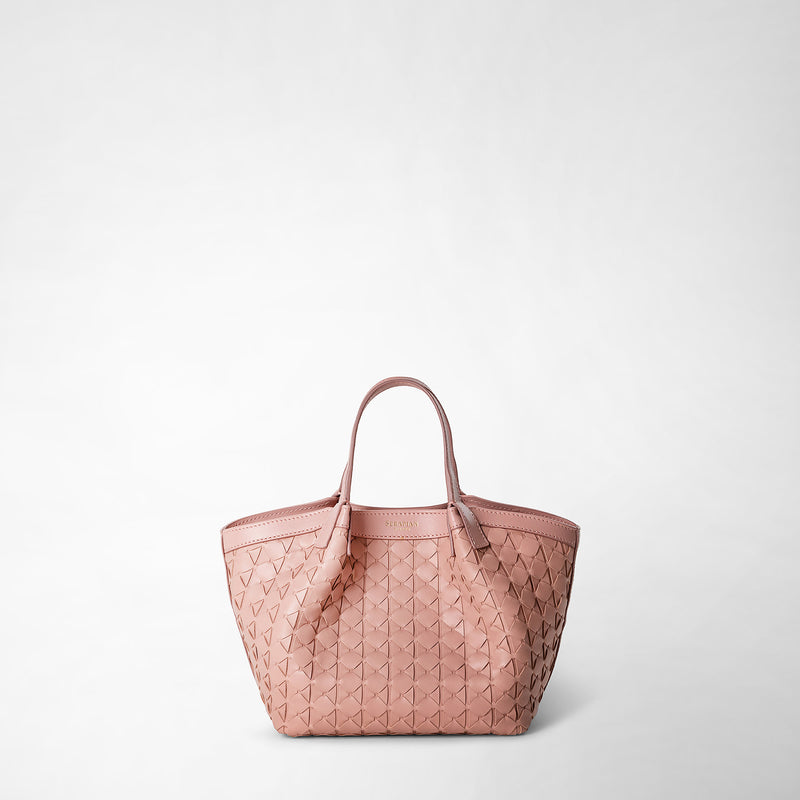 Serapian Borsa secret mini in mosaico blush Fino Al -60%