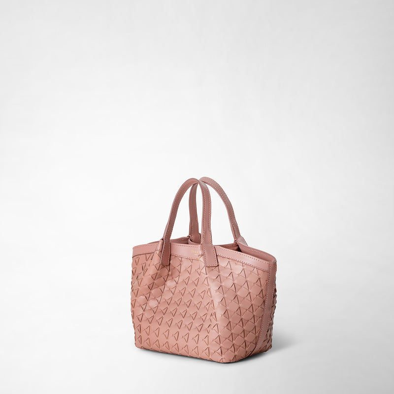 Serapian Borsa secret mini in mosaico blush Fino Al -60%