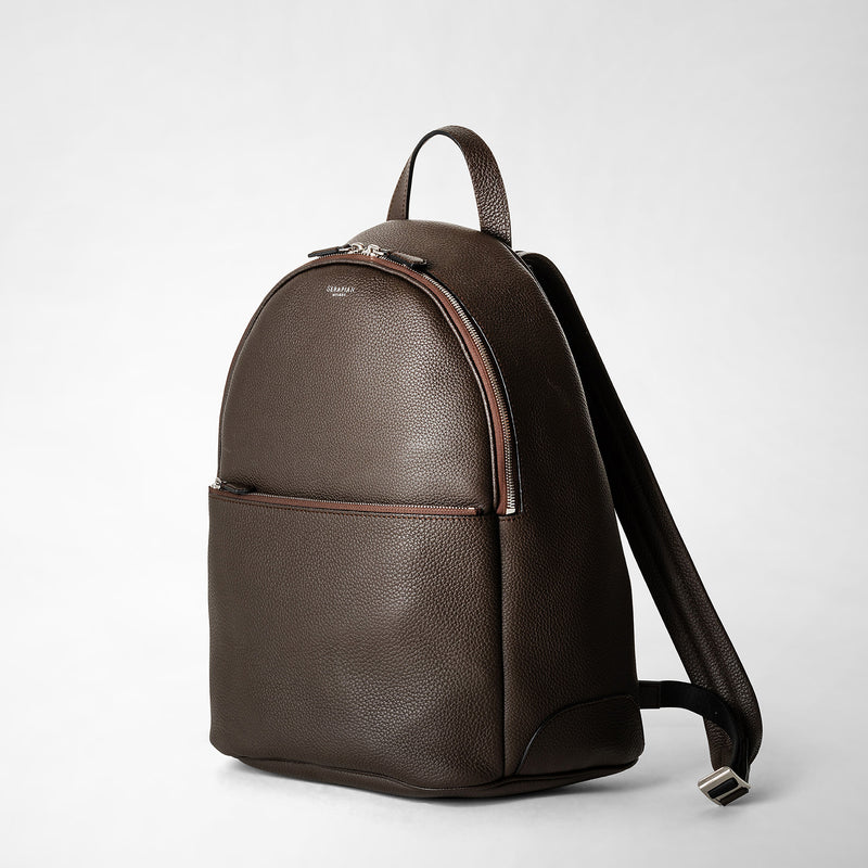 Serapian Backpack in cachemire leather espresso Convenienza