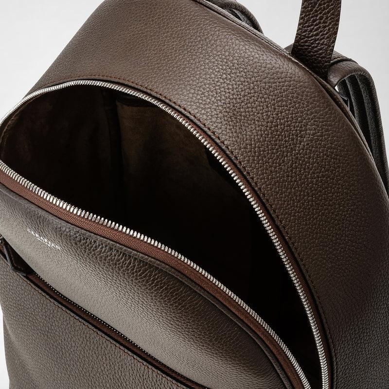 Serapian Backpack in cachemire leather espresso Convenienza