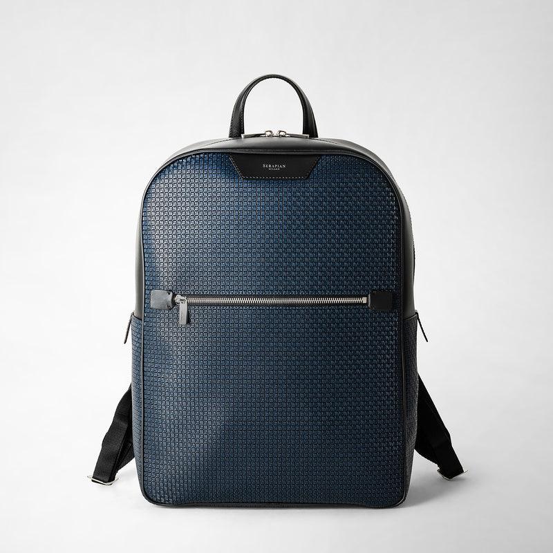 Serapian Zaino in stepan blu oceano-nero Offerte
