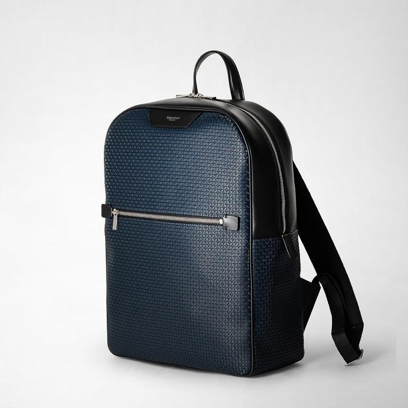 Serapian Zaino in stepan blu oceano-nero Offerte