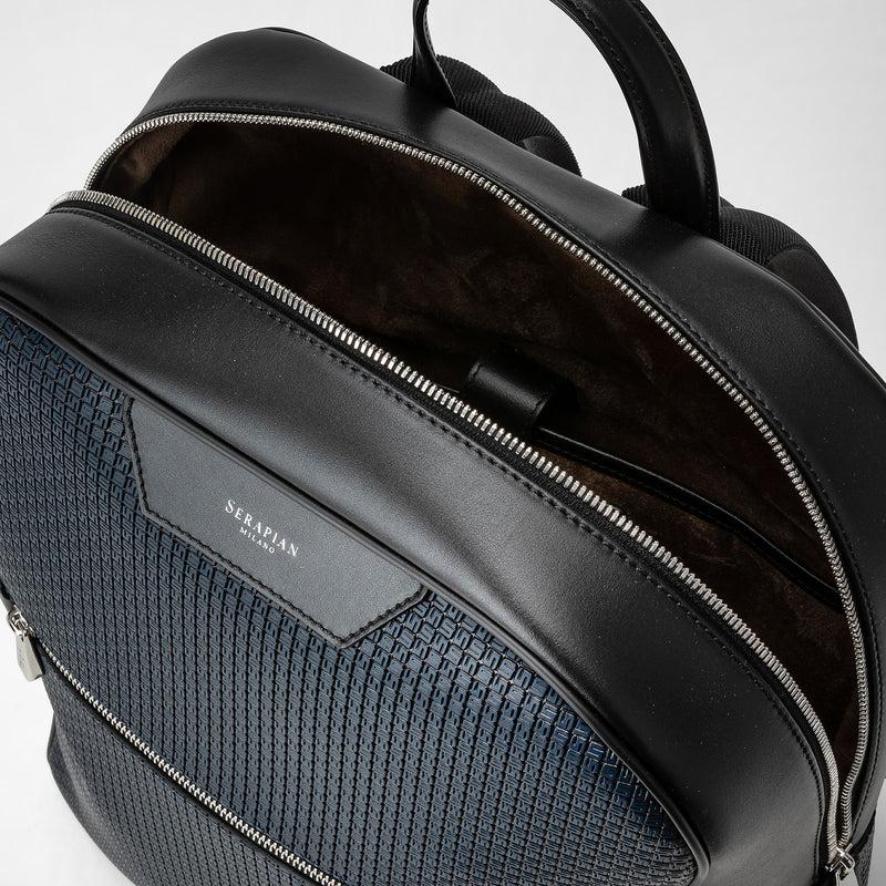 Serapian Zaino in stepan blu oceano-nero Offerte