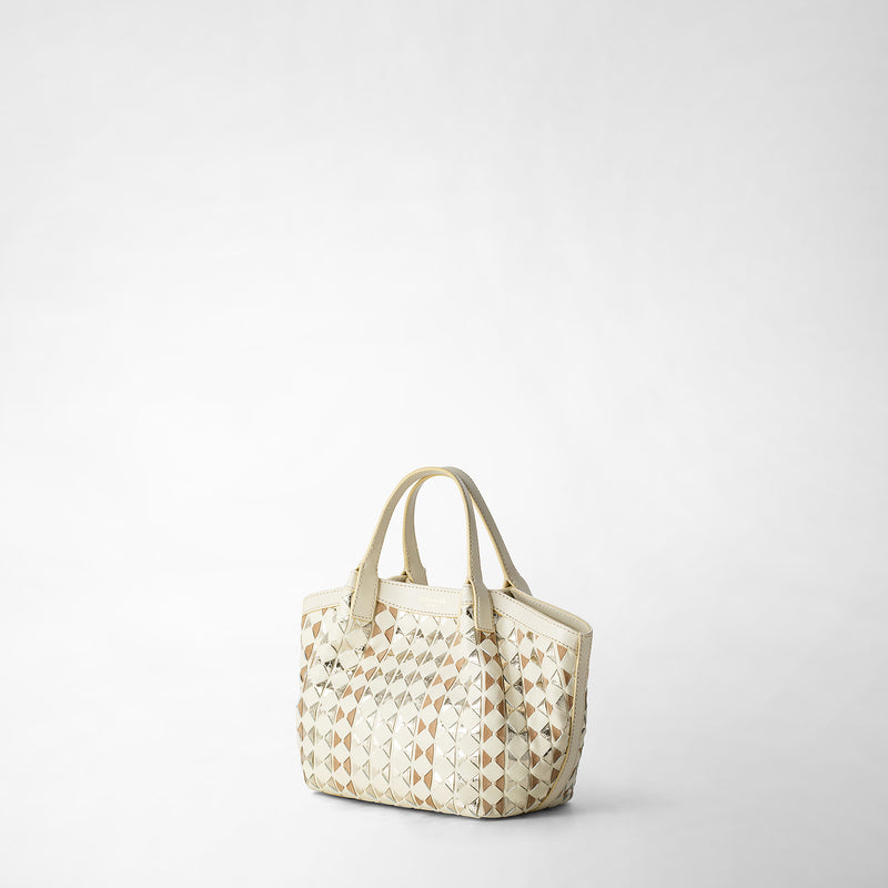 Serapian BORSA SECRET MINI IN MOSAICO ED ELAPHE Negozio