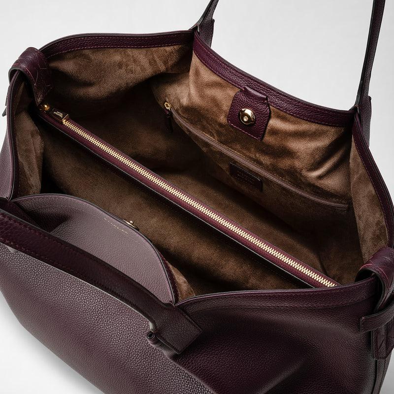 Serapian TOTE BAG SECRET IN PELLE RUGIADA Italia