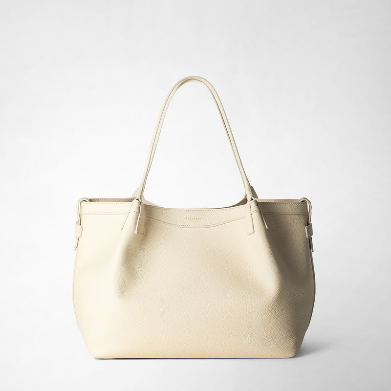 Serapian TOTE BAG SECRET PICCOLA IN PELLE RUGIADA Nuovo
