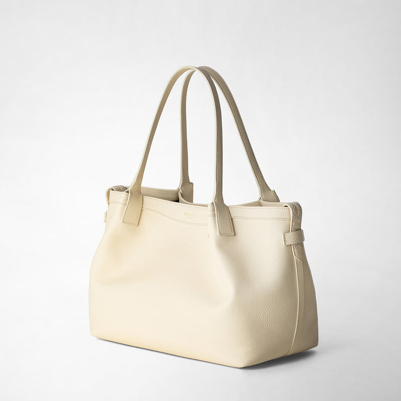 Serapian TOTE BAG SECRET PICCOLA IN PELLE RUGIADA Nuovo