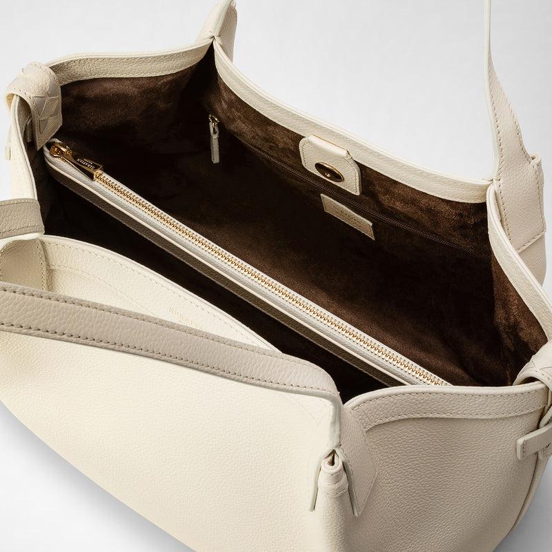 Serapian TOTE BAG SECRET PICCOLA IN PELLE RUGIADA Nuovo