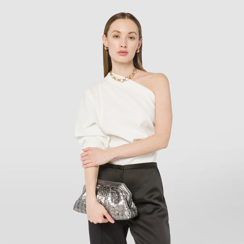 Serapian Secret clutch bag in mosaico ruthenium Acquista Ora