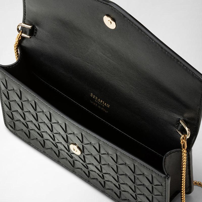 Serapian CLUTCH CON CATENA IN MOSAICO Affare Del Giorno