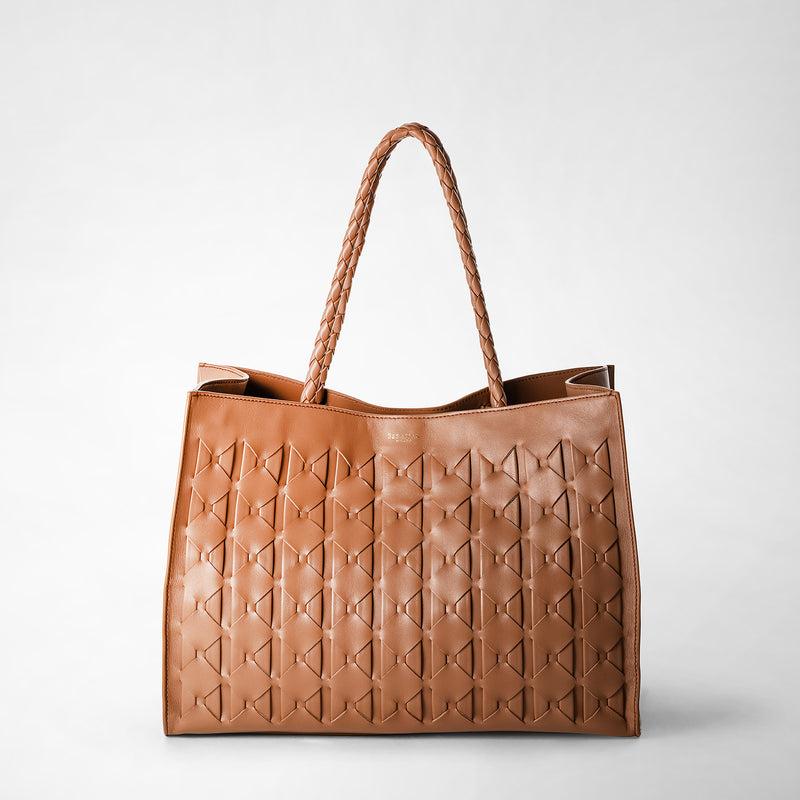 Serapian 1928 tote bag in mosaico tan Novità