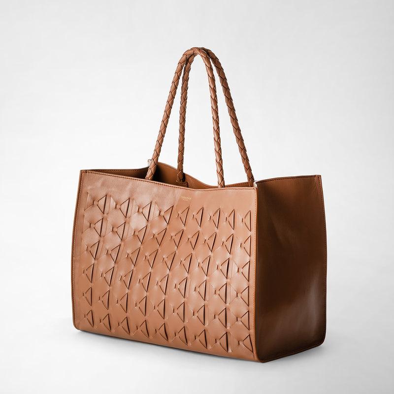 Serapian 1928 tote bag in mosaico tan Novità