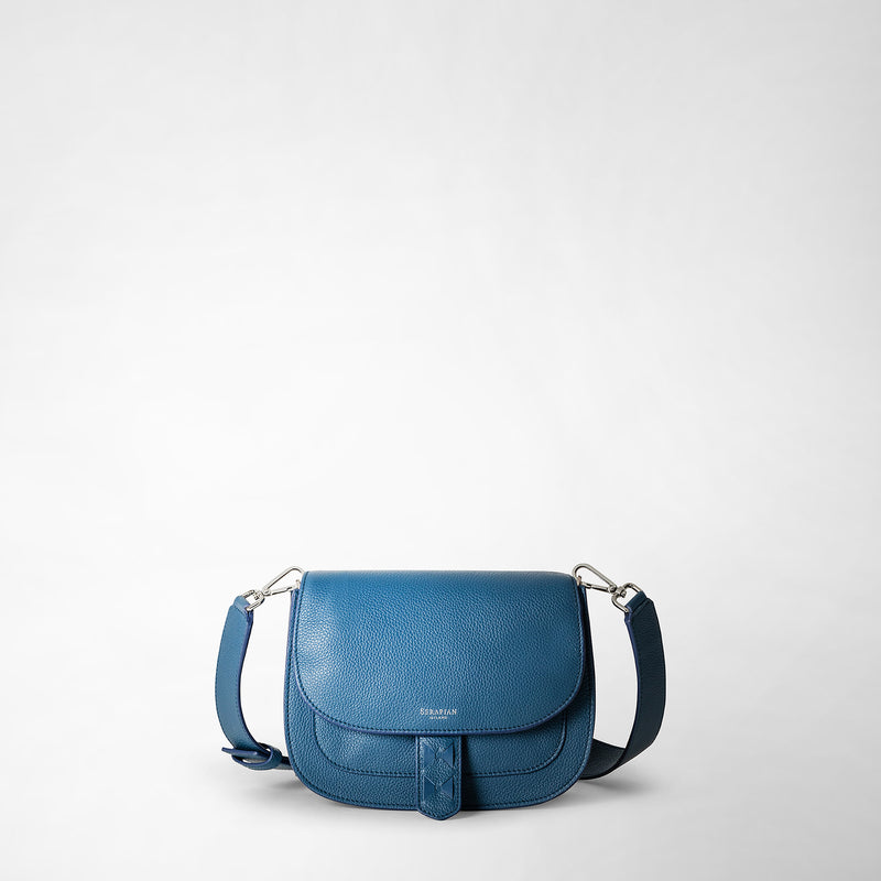 Serapian BORSA LUNA CROSSBODY IN PELLE RUGIADA In Linea