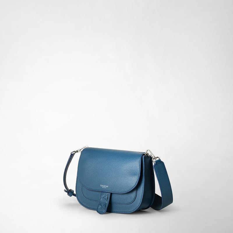 Serapian BORSA LUNA CROSSBODY IN PELLE RUGIADA In Linea