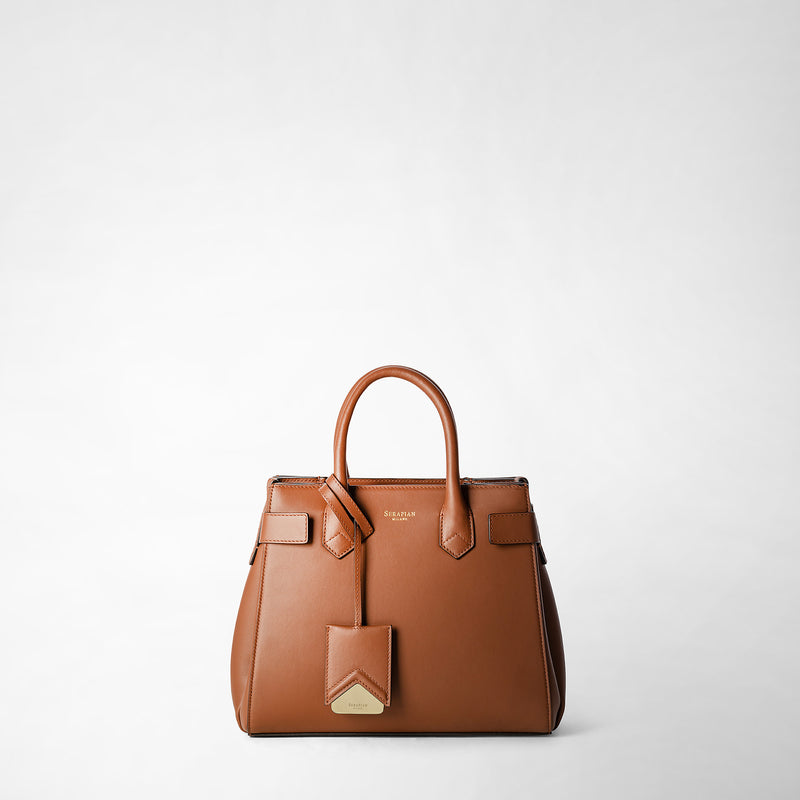 Serapian Meline' handbag in seta leather cuoio Spedizione Gratuita
