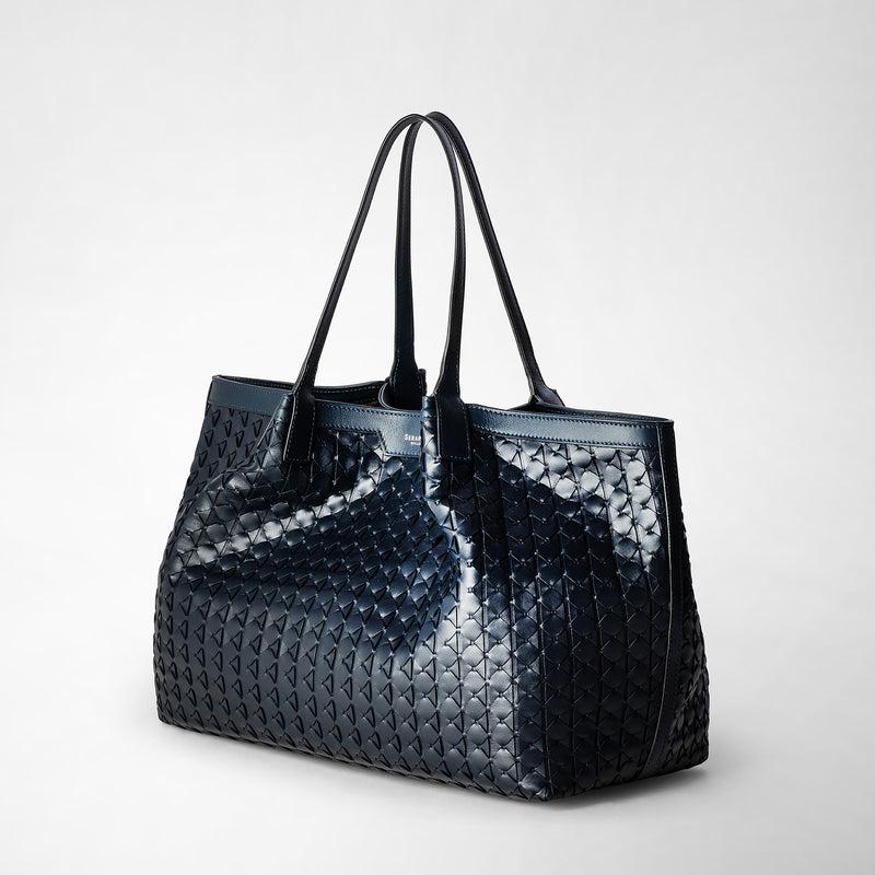 Serapian Secret tote bag in mosaico navy blue Convenienza