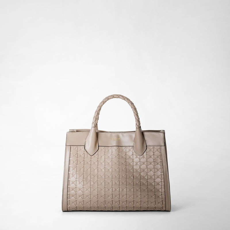 Serapian Tote bag lorelei piccola in mosaico sahara In Vendita