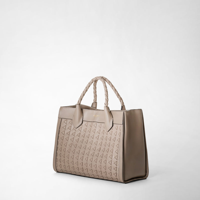 Serapian Tote bag lorelei piccola in mosaico sahara In Vendita