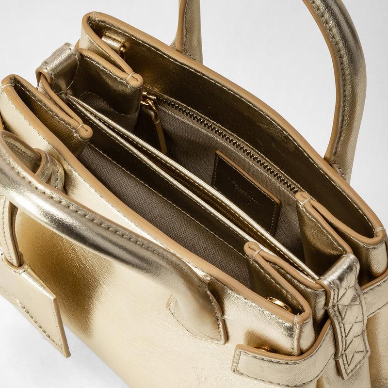 Serapian BORSA A MANO MINI MELINÉ IN PELLE SETA Saldi