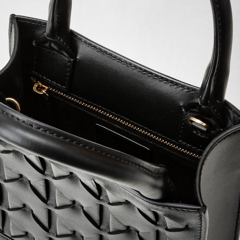 Serapian Borsa 1928 tote mini in mosaico nero Vendite Flash