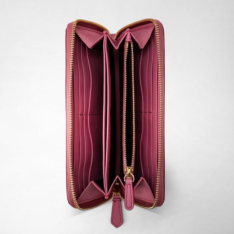 Serapian Zip-around wallet in mosaico petal 2025