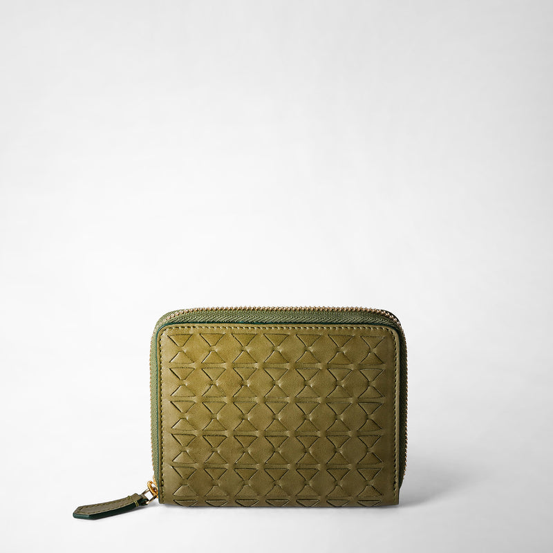 Serapian PORTAFOGLIO MINI CON ZIP IN MOSAICO Vendita