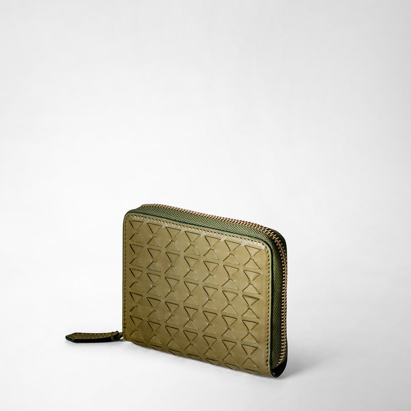 Serapian PORTAFOGLIO MINI CON ZIP IN MOSAICO Vendita