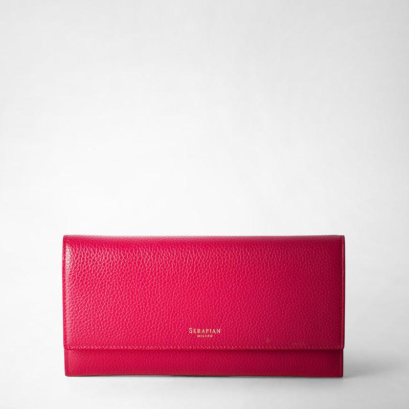 Serapian Continental wallet in rugiada leather petal Spedizione Gratuita